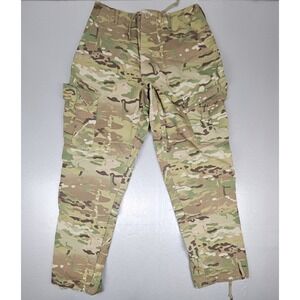 Propper Battle Pants Mens Medium Camo Woodland Military Double Knee Adjustable